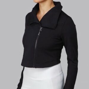 lululemon athletica Black Cropped Zip Jacket